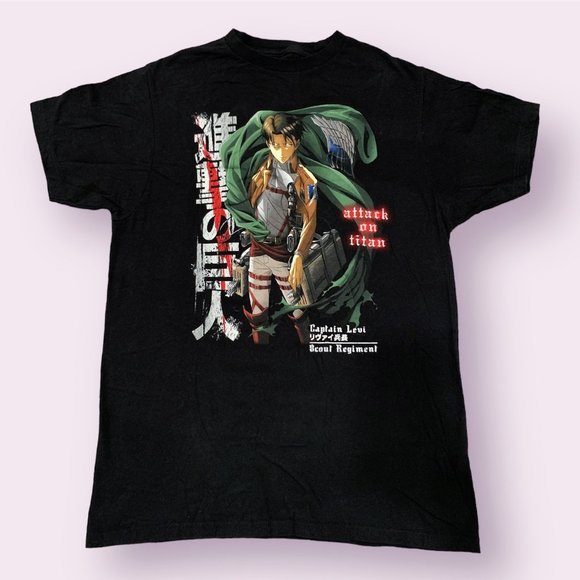 Attack on Titan Captain Levi Size Small T-shirt - Picture 1 of 3